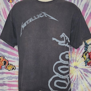 Vintage METALLICA Black Album XL Concert Tour T Shirt 2000's