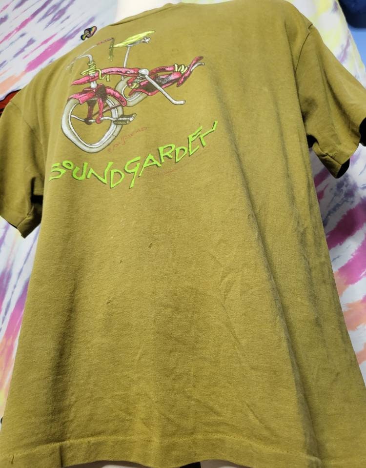 VINTAGE Soundgarden PUSHEAD Come Stand Me Up XL Concert Tour T Etsy