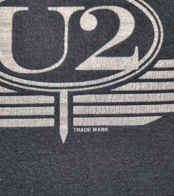 Vintage U2 ZooTV Era Logo SMALL T Shirt 1992 RARE - image 8