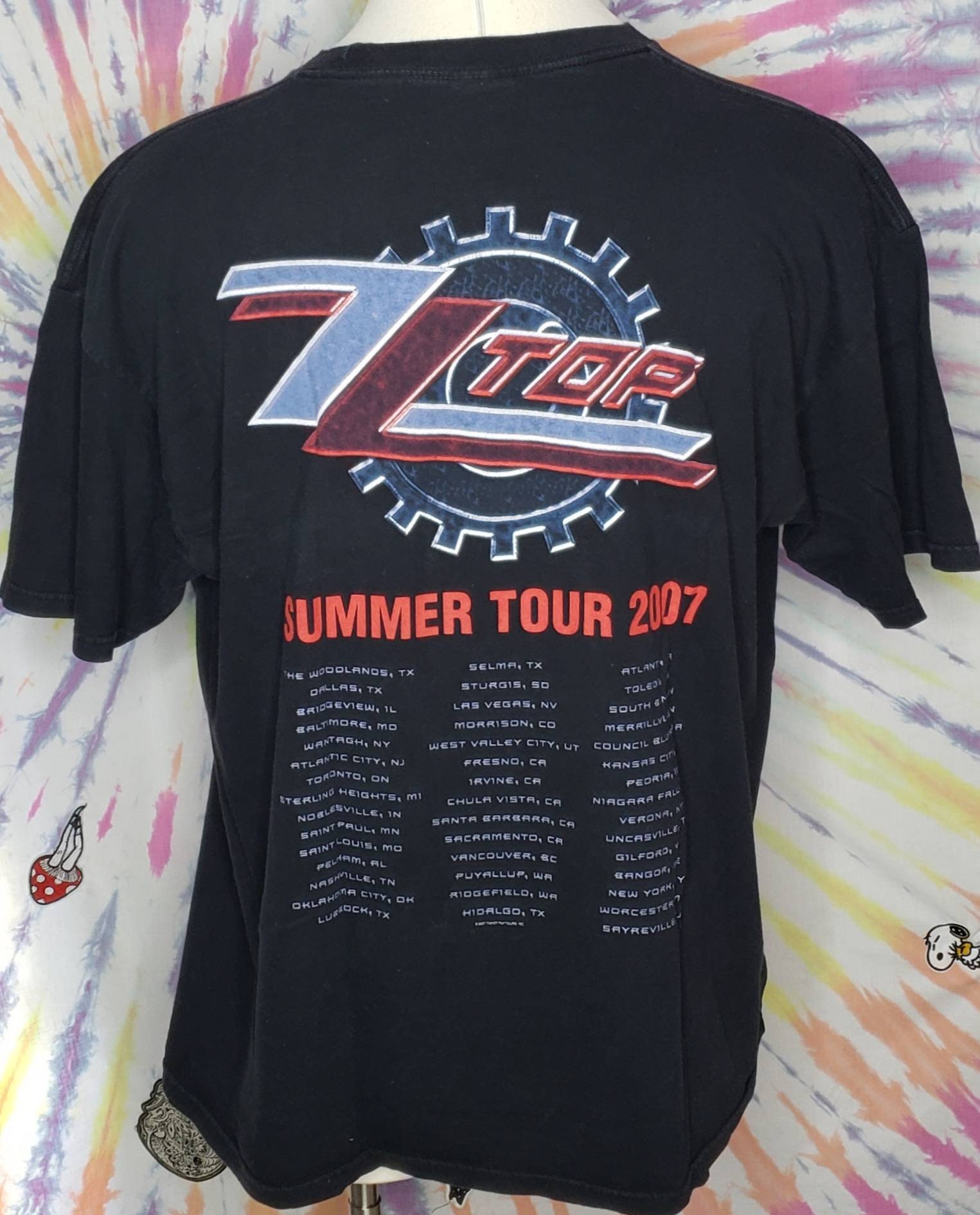 ZZTOP ツアーTシャツ SUMMER TOUR 2007 バンドT 黒 XL 【公式通販】