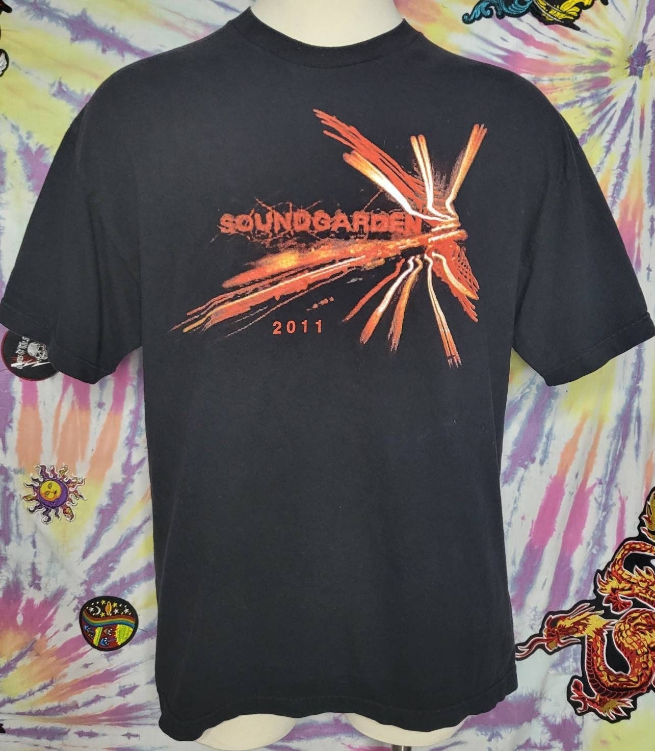 90年代SOUNDGARDEN ユーロツアー物XL Tシャツ Vintage 90s SOUNDGARDEN European Tour Long Sleeve T Shirt XL