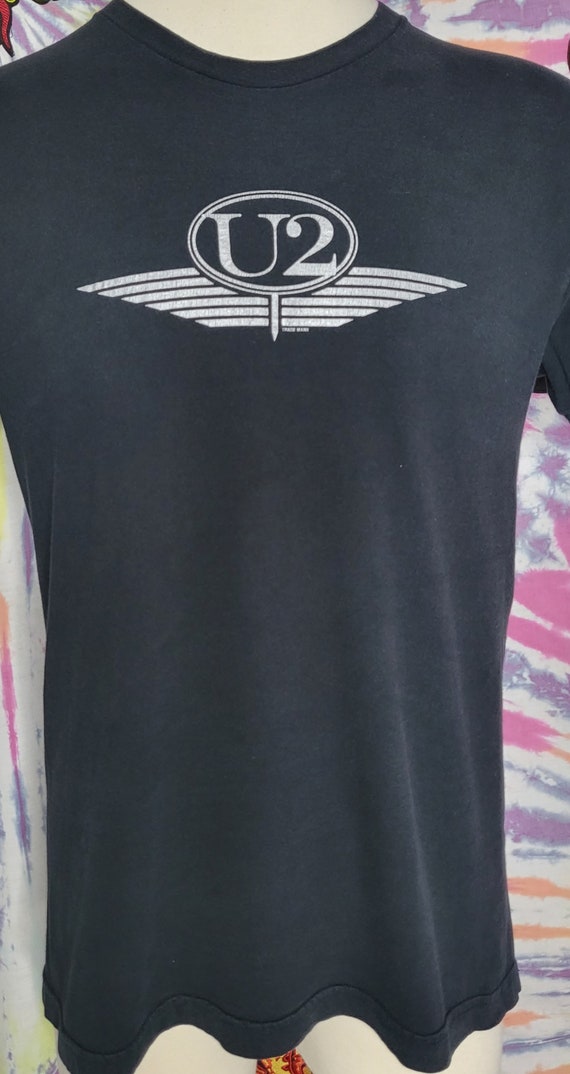 Vintage U2 ZooTV Era Logo SMALL T Shirt 1992 RARE - image 3