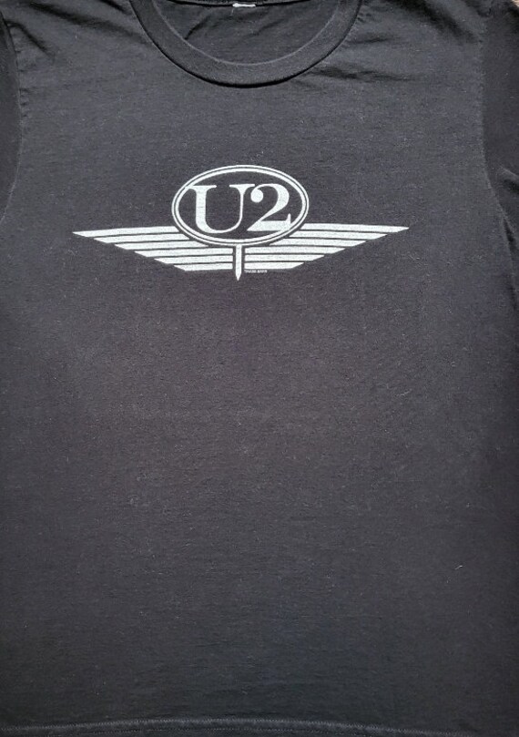 Vintage U2 ZooTV Era Logo SMALL T Shirt 1992 RARE - image 10