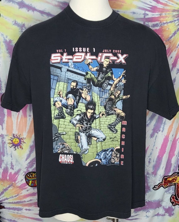 Rare Vintage Static X Machine Chaos Comics Xxl Motion Of The Etsy Hong Kong