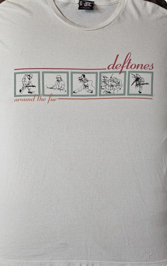 VINTAGE Deftones Around the Fur 1998 XXL T Shirt GIANT - Etsy
