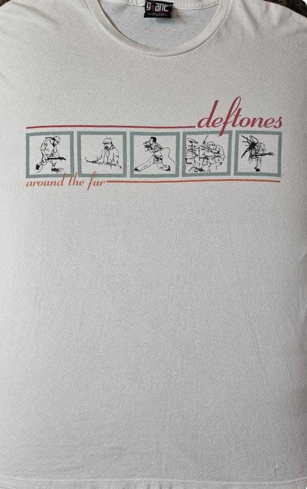 VINTAGE Deftones Around the Fur 1998 XXL T Shirt GIANT - Etsy