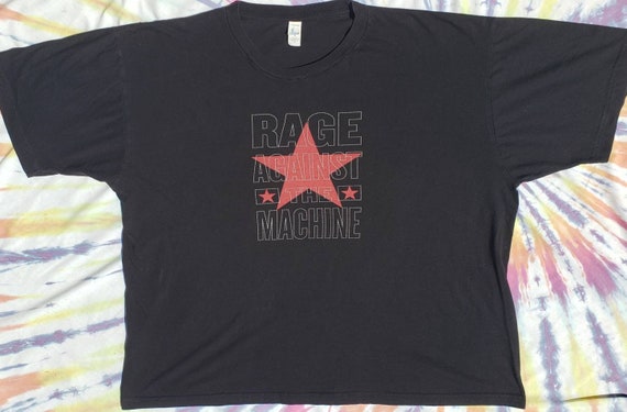 Rage Against The Machine Red Star Logo Vintage XL