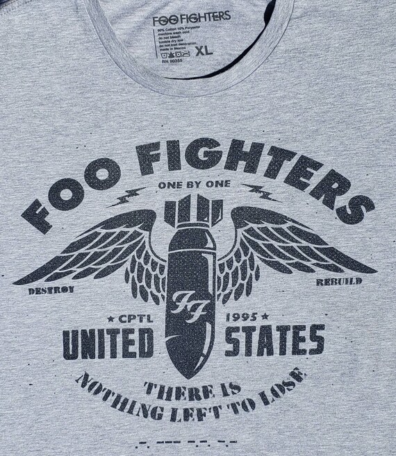 Foo Fighters Genuine Authorized Licensed Merchandise XL T Etsy