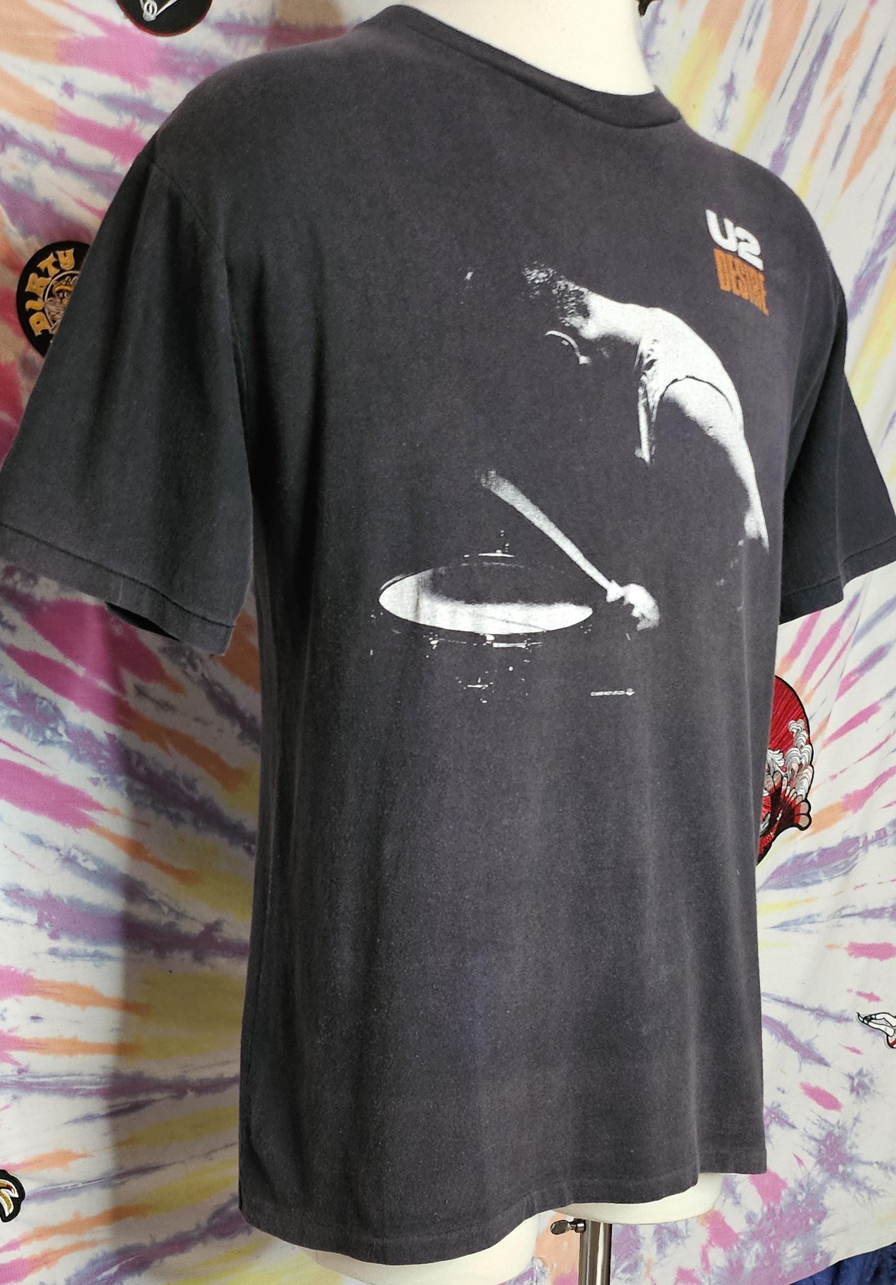 VINTAGE U2 Desire Rattle and Hum 1988 LARGE Larry Mullen Jr T