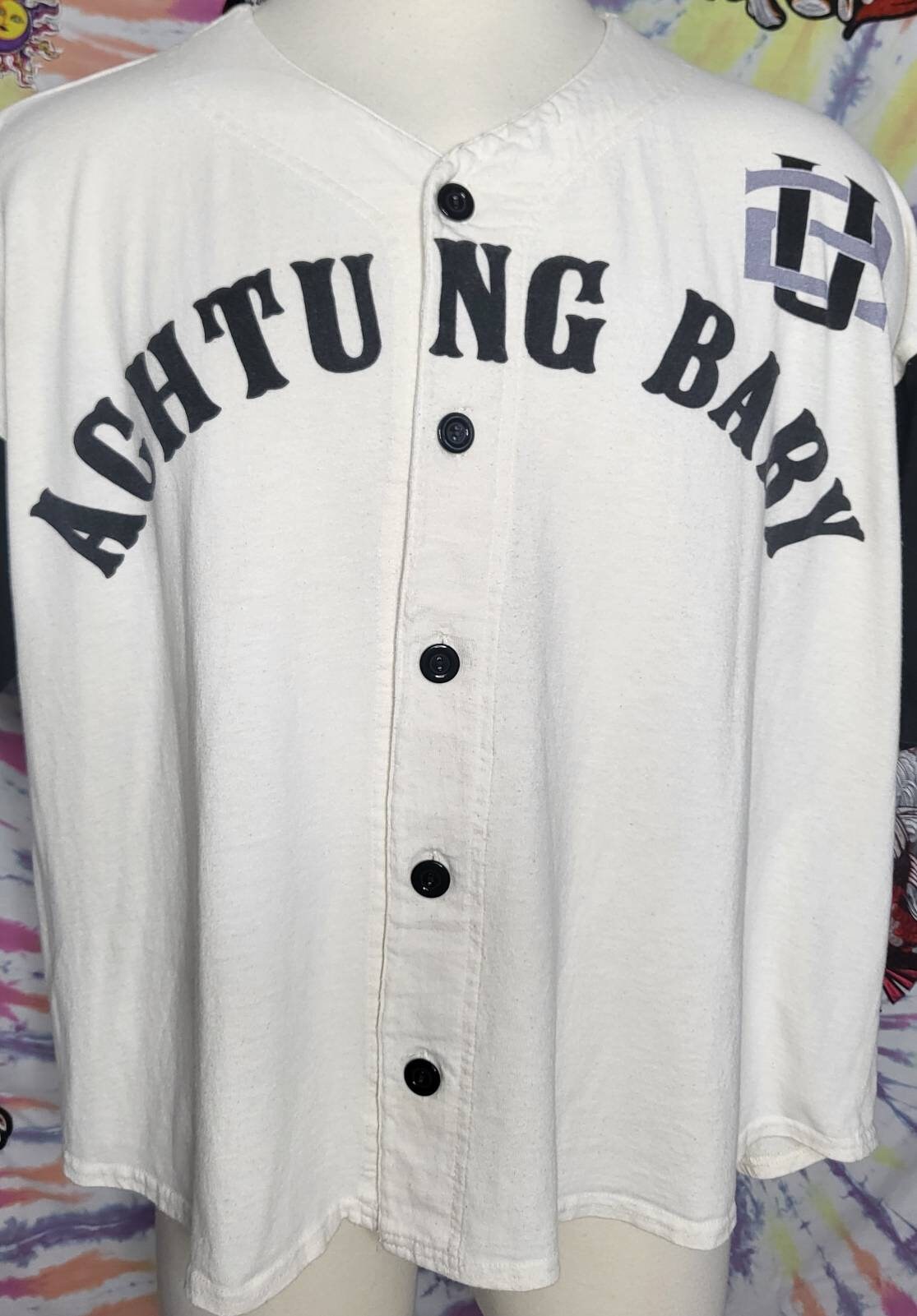 VINTAGE U2 Achtung Baby XL Concert Tour Baseball Jersey