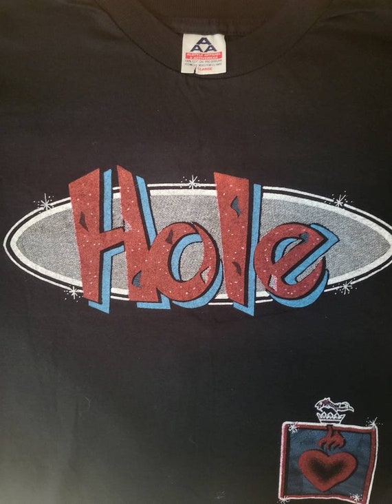 Vintage HOLE Courtney Love XL Concert Tour T Shir… - image 2