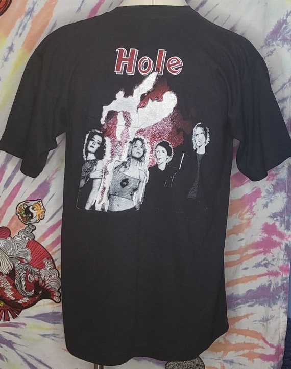 Vintage HOLE Courtney Love XL Concert Tour T Shir… - image 6