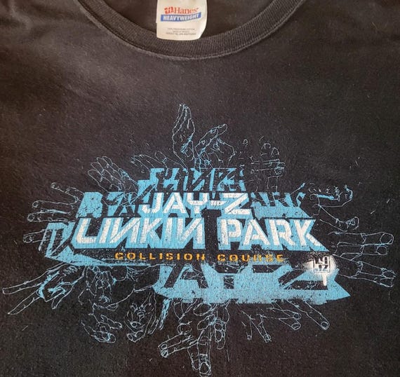 VINTAGE Linkin Park JAYZ Collision Course 2004 XL T Shirt - Etsy
