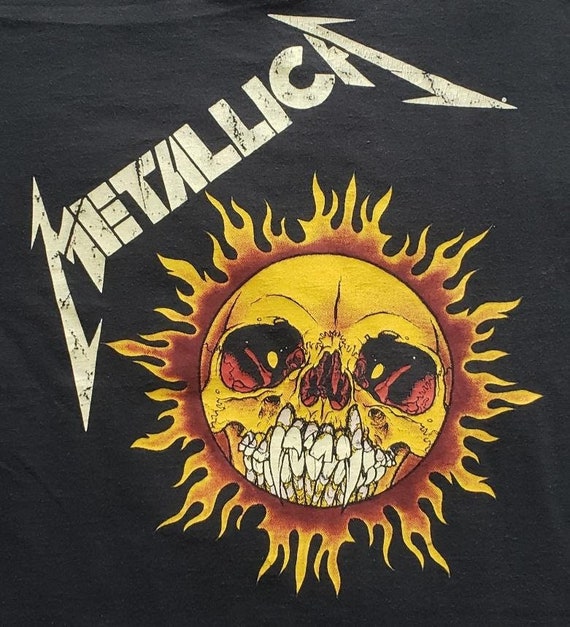 MINT Metallica Flaming Skull Vintage T 