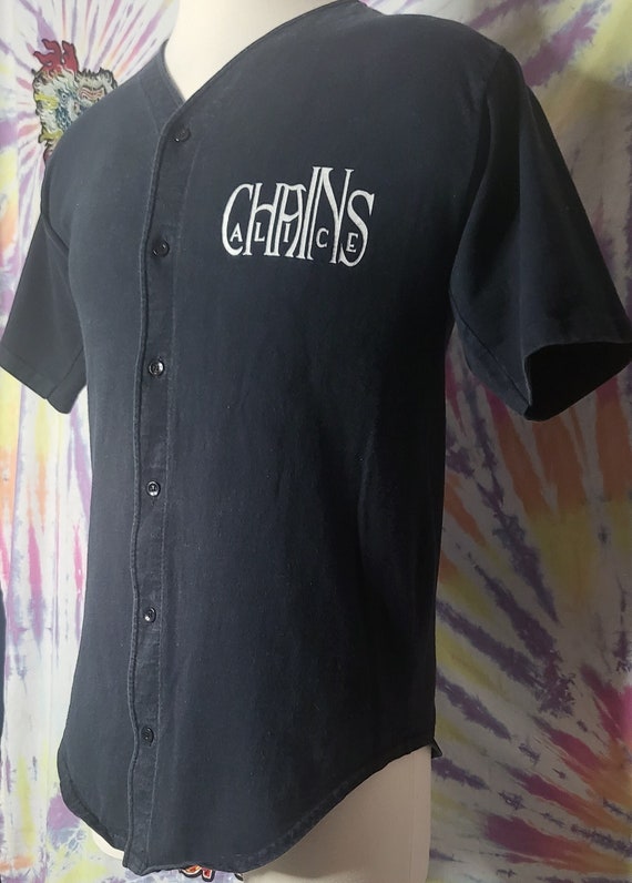 VINTAGE Alice In Chains LARGE Baseball Jersey NIC… - image 1