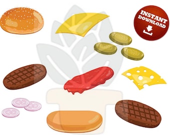 build a burger toy