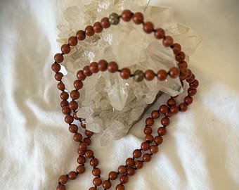 Red Jasper Mala