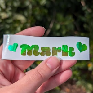 NCT Dream Name Decals for Lightsticks
