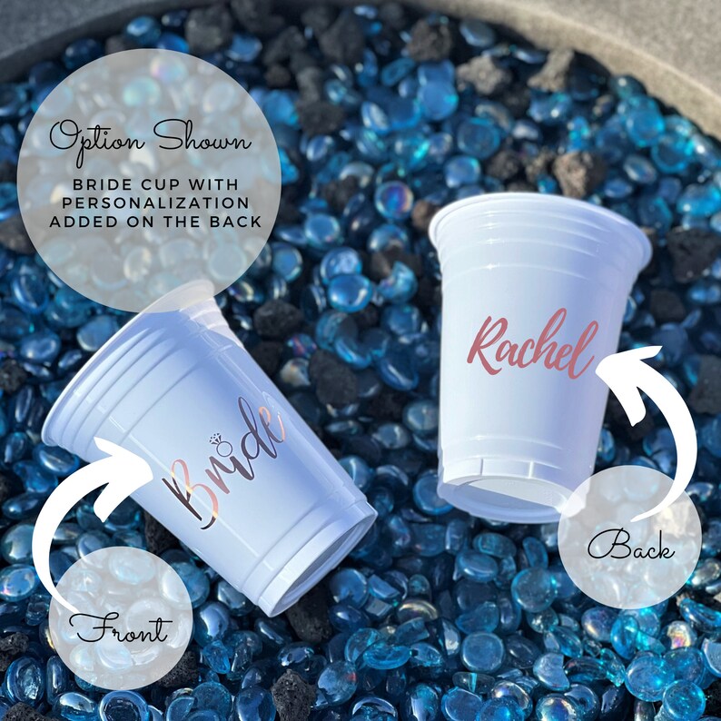 Kit Accessoires Enterrement De Vie De Jeune Fille - 12 Tasses, Badges, Autocollants Tatouage Or Rose
