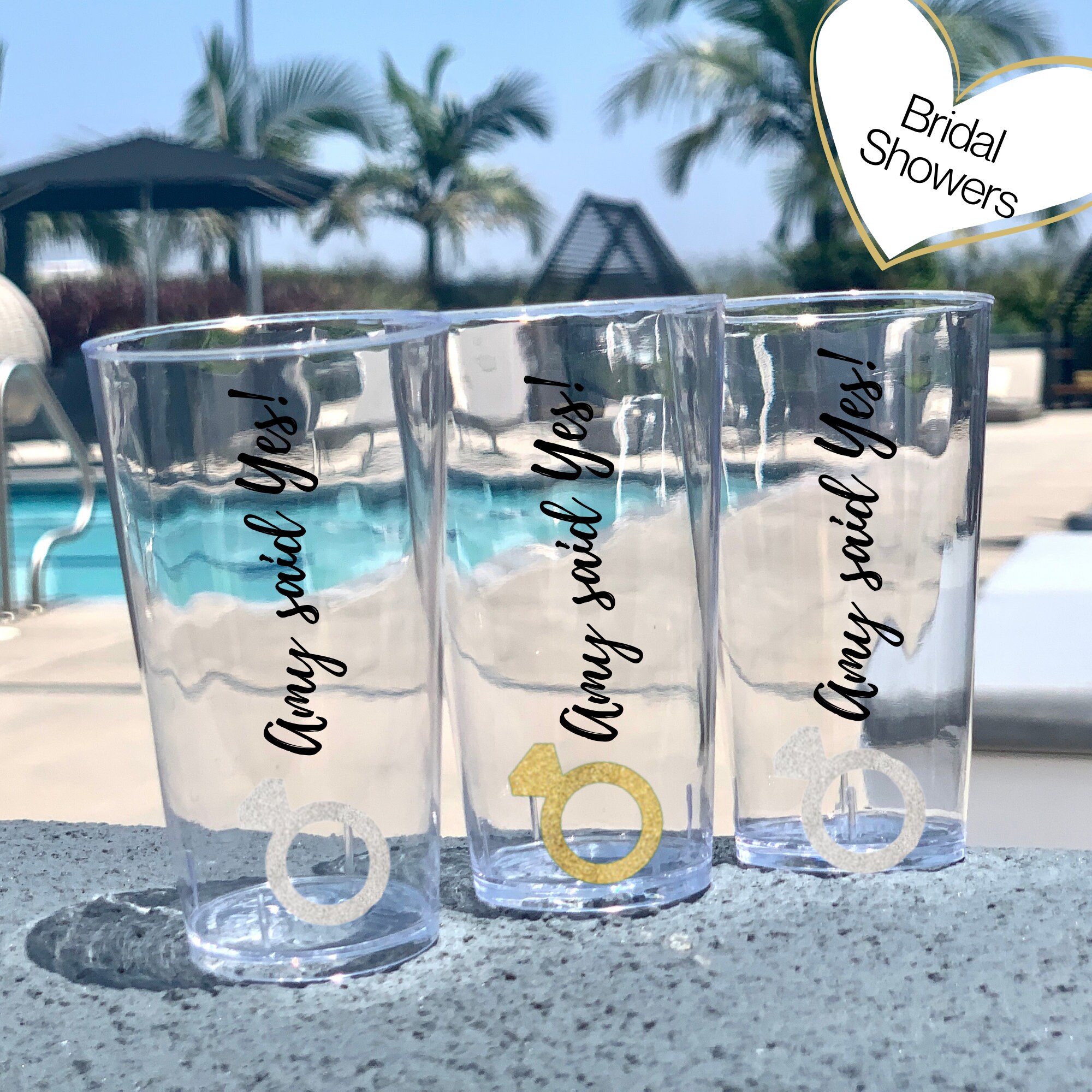 Personalized shot glasses Custom plastic shot glasses 21st Etsy