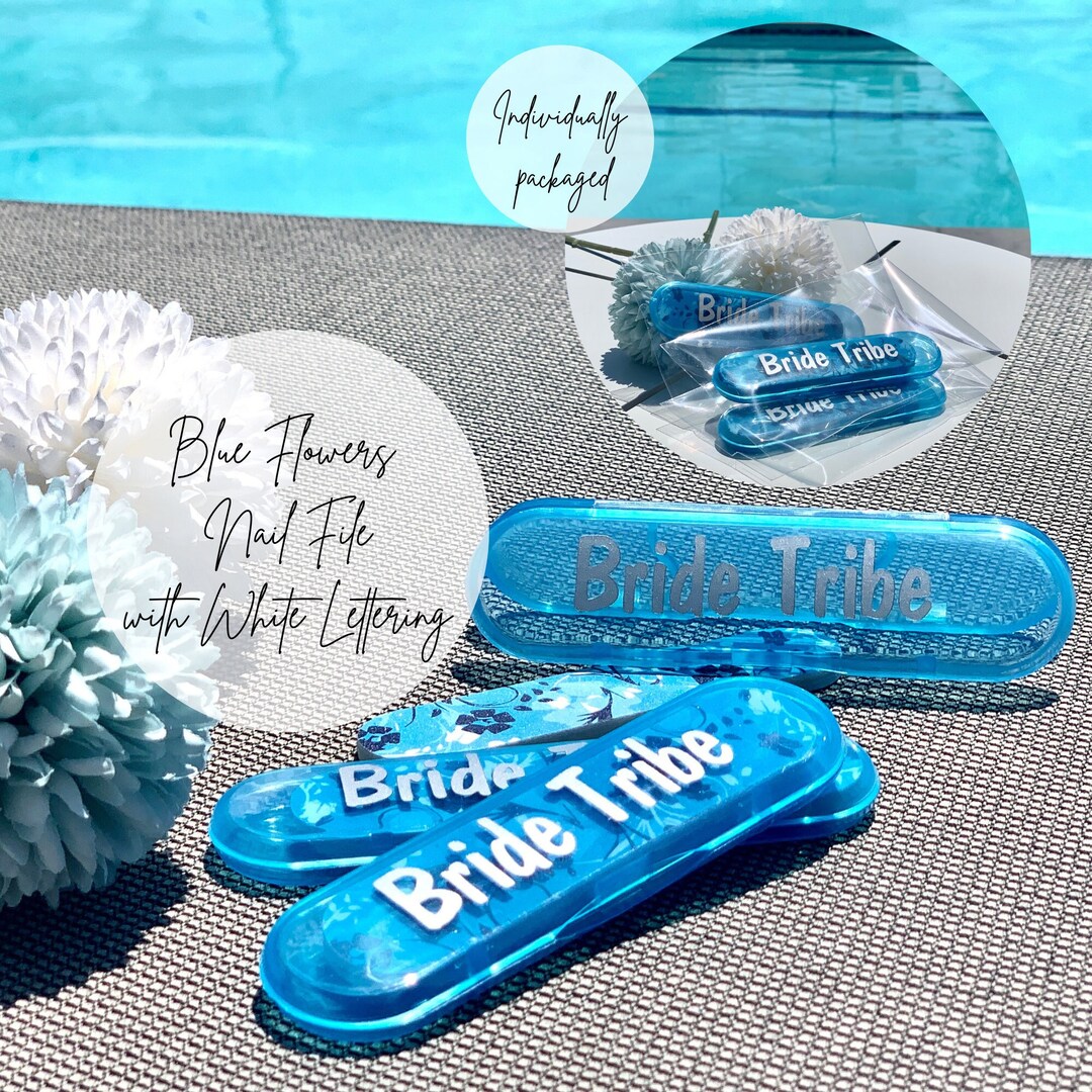 Personalized Nail File With Case, Personalized Gifts, Bachelorette Spa