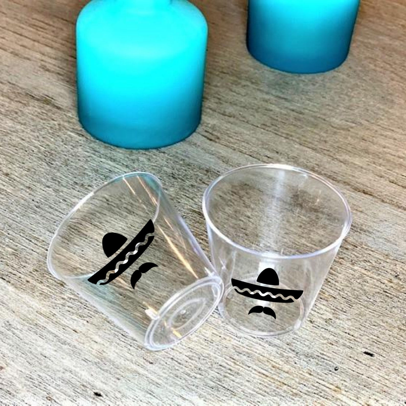 personalized plastic shot glasses