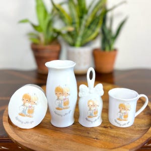 Vintage 1980 Enesco Precious Moments “Rejoicing With You” Gift Set