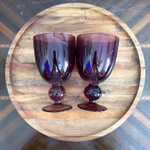 Vintage Glass Goblets