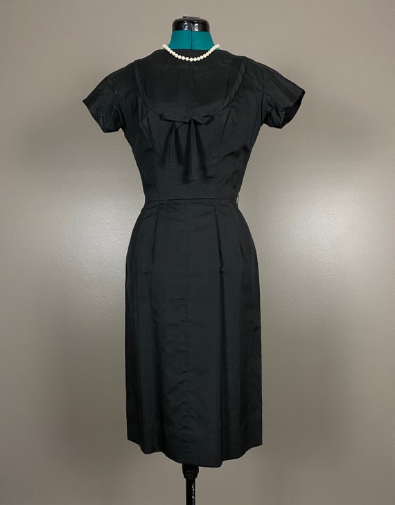 1950's Black Wiggle Dress