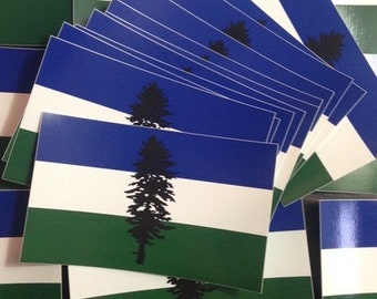 Doug Flag Stickers 2x3&quot; & 3x5&quot;