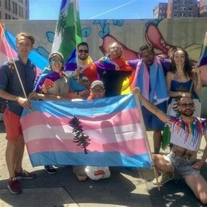 Cascadia Trans Pride Flag 3x5'