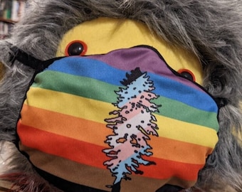 Cascadia PRIDE Mask 4 Ply w/ Filter Pocket. Re-Useable / Washable.