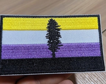 Cascadia Non-Binary Pride Patch