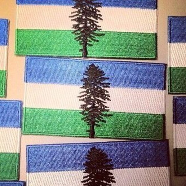 Cascadia Doug Flag Iron On Patch