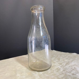 Vintage Jar Milk Jar One Quart Vase
