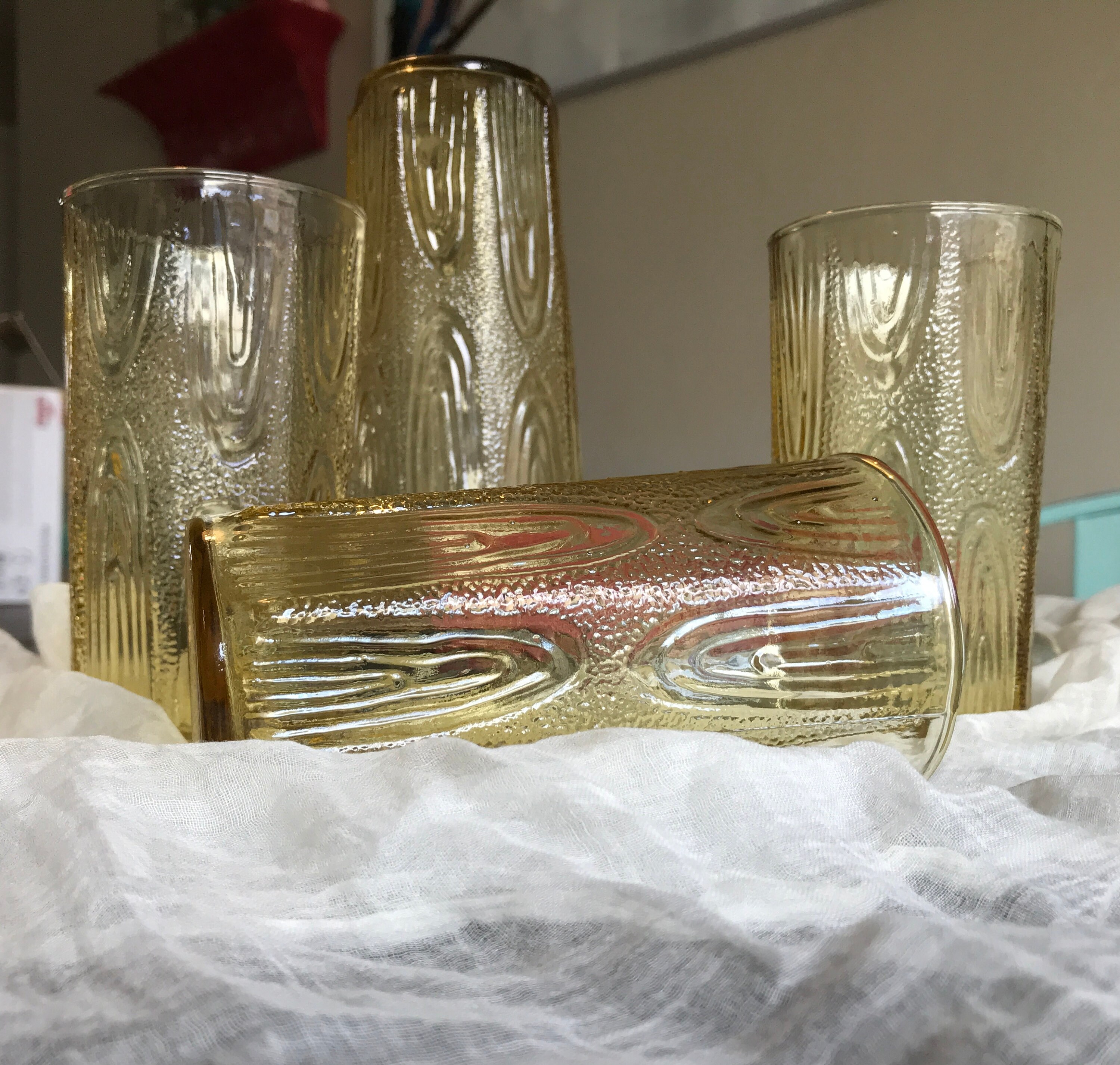 Vintage Drinking Glasses Drinking Set Barware Bar Glasses - Etsy