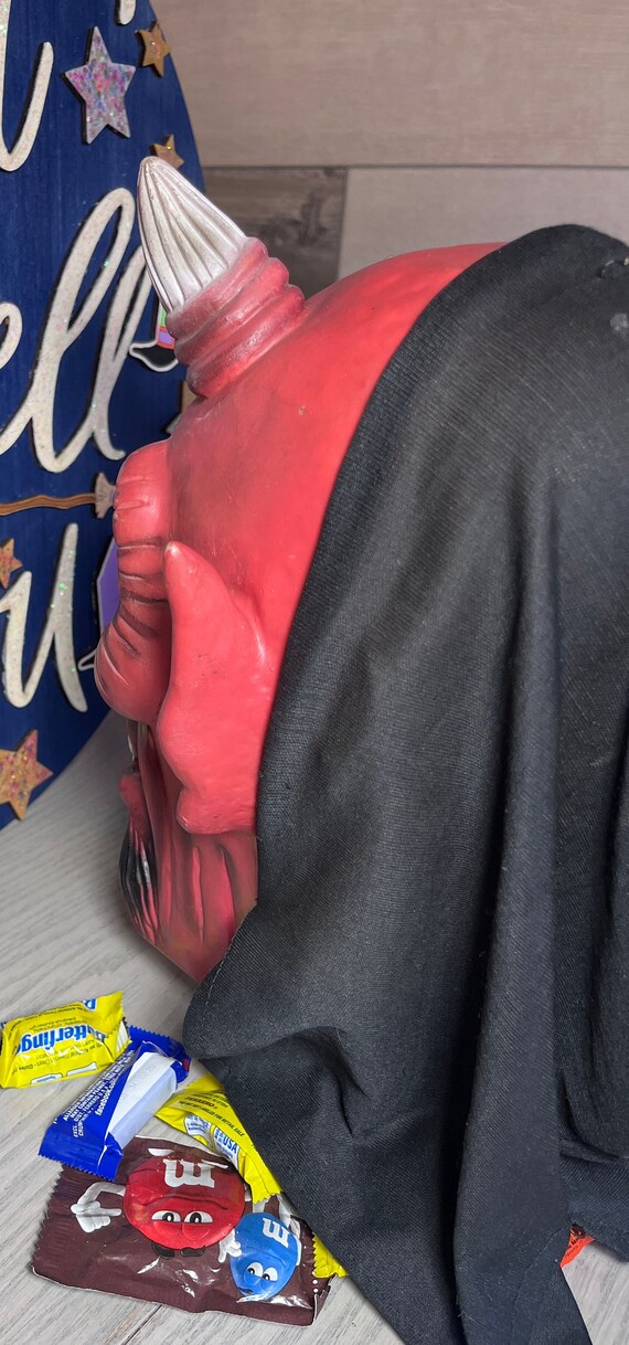 Vintage Rubies Devil Mask - 1980s Halloween Costu… - image 3