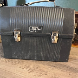 Thermos Case Vintage Lunch Box Hard Case Lunch Box For Him Gift Basket Dad Gift