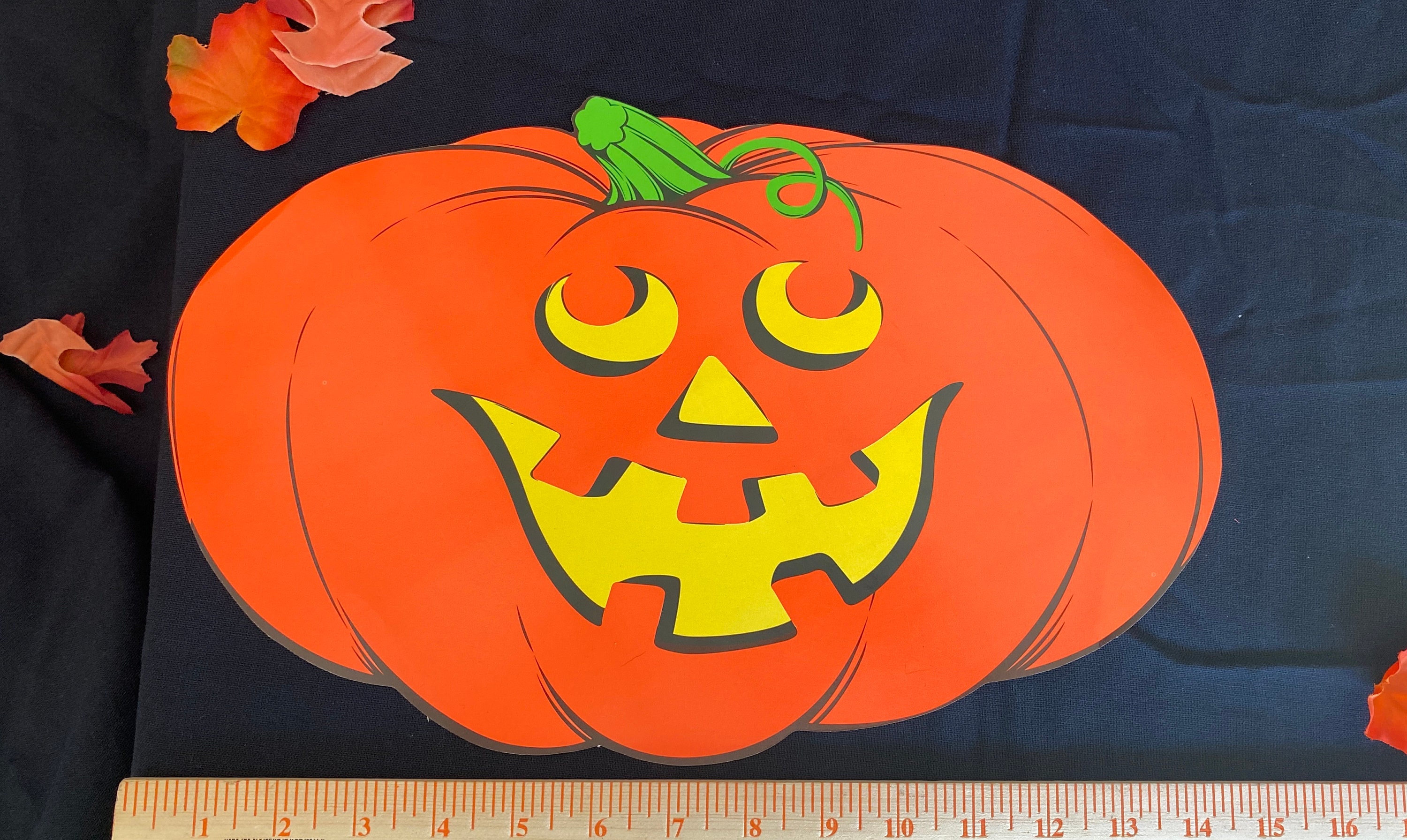 Vintage Halloween Cutouts Pumpkins Amcan Etsy