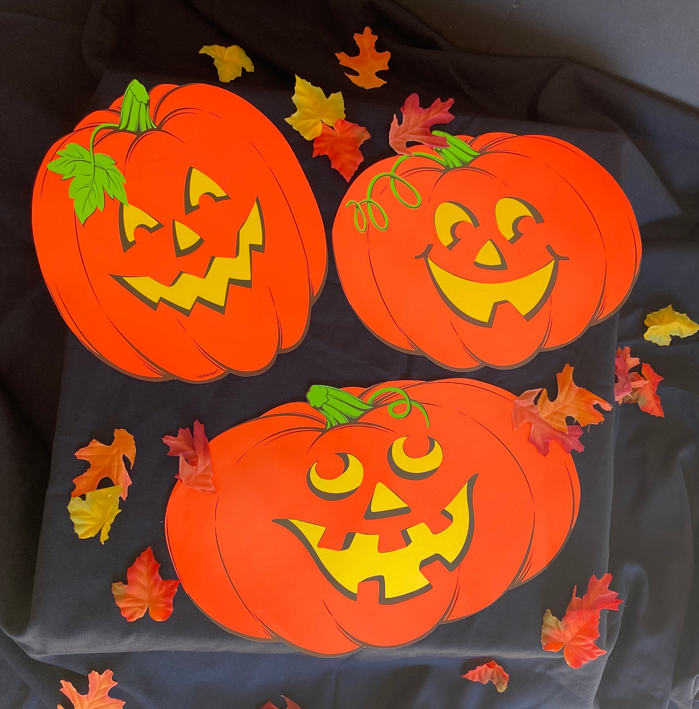 Vintage Halloween Cutouts Pumpkins Amcan | Etsy