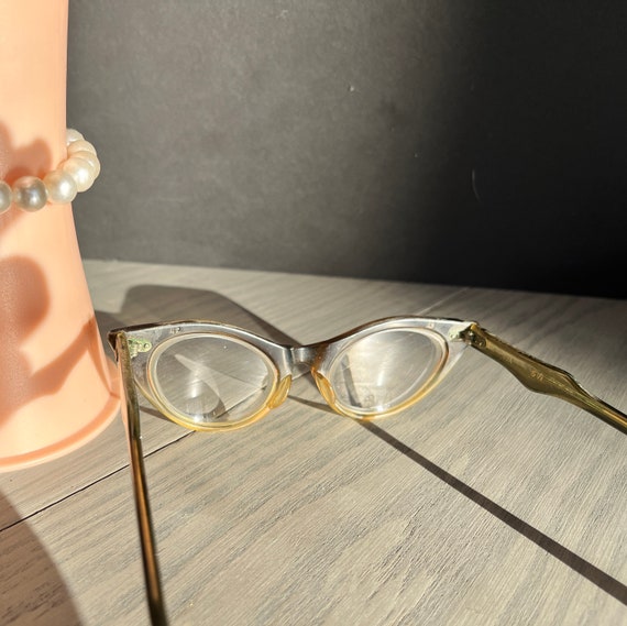 Vintage Eyeglasses Cat Eye Eyewear Ombre - image 9