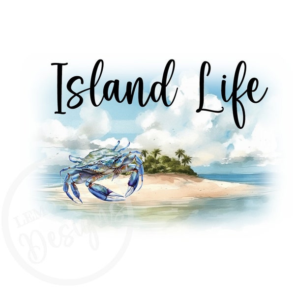 Island Life PNG, Crabby Girl png, Saltwater Therapy PNG, Fishing PNG, Digital Download, Saltwater png, sublimation png