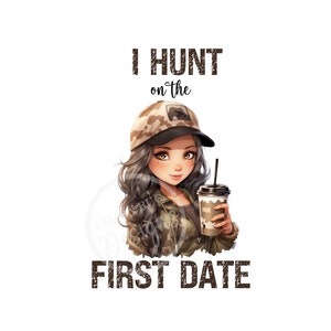 Bonita en rosa, Letal en Camo PNG, Chica en Camo png, Cazo en la primera cita, Chica cazando png, Descarga digital, Sublimación, Imprimible