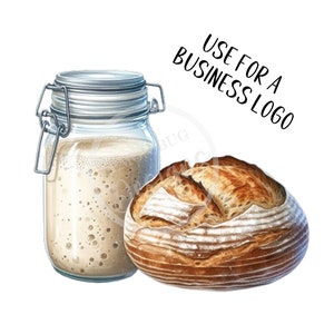 Pan de masa madre png, Pan casero png, Cocina png, Granja rústica, Archivo de sublimación, Arte imprimible, Descarga digital