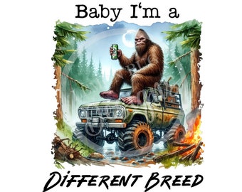 Bigfoot , Hillbilly Squatch PNG, Bigfoot PNG, Sasquatch png, Sublimation , Digital Download, Sublimation