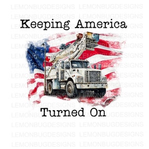 Amerika ingeschakeld houden png, Lineman png, American Lineman png, Digitale download, sublimatie