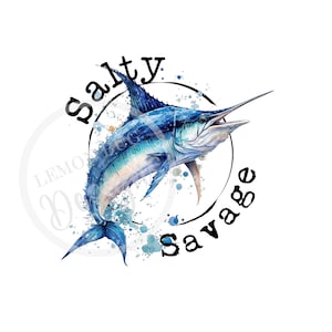 Saltwater Therapy PNG, Fishing PNG, Digital Download, Fish png, Saltwater Fishing png,  sublimation,  Printable Art