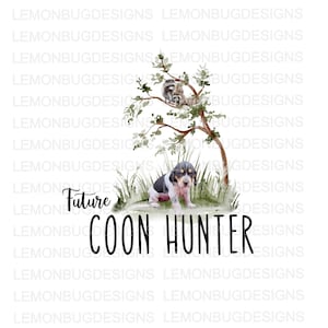 Futuro Coon Hunter PNG, Caça PNG, Racoon png, Coon Hunting png, Coon Hunter png, Download digital, sublimação, Arte para impressão