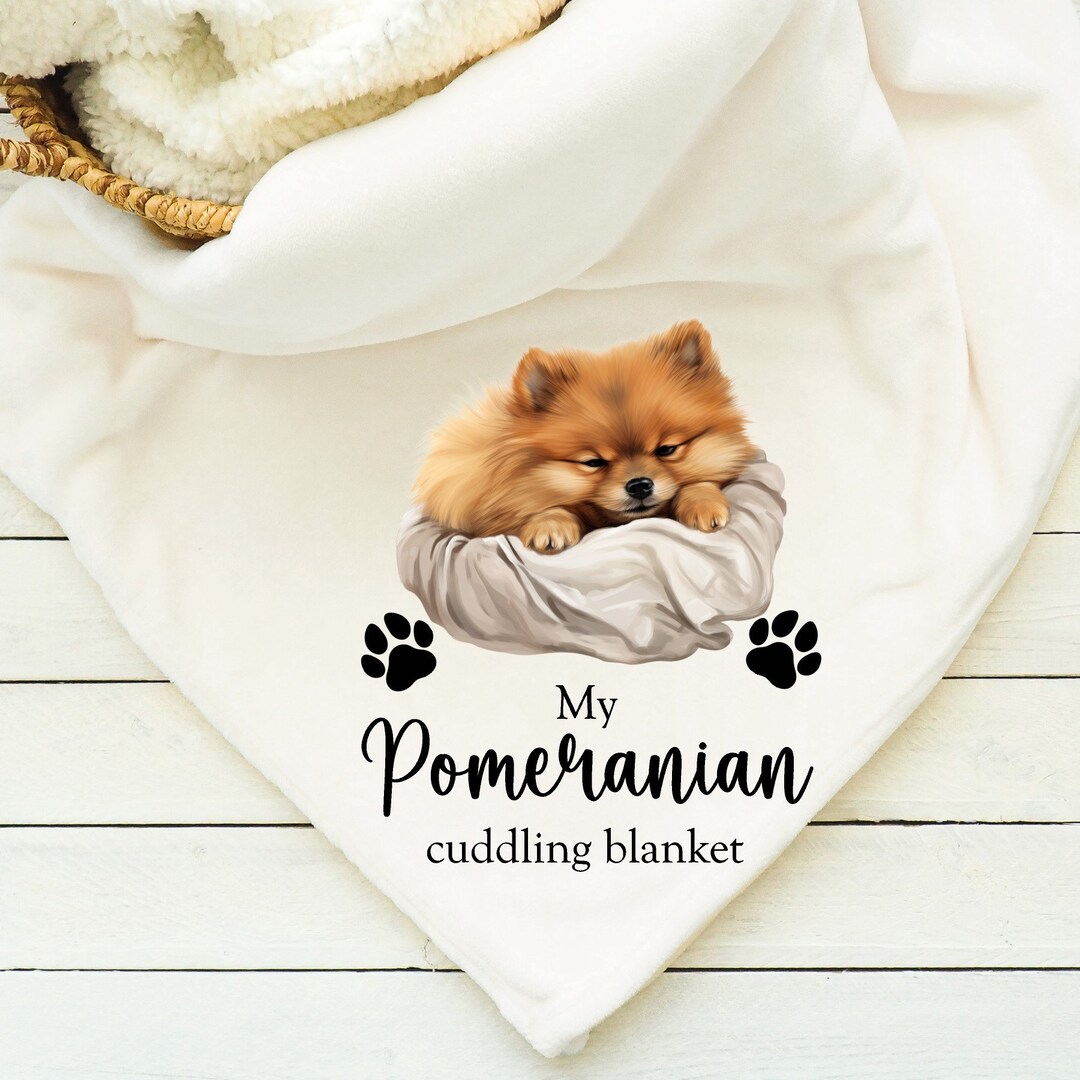 Cozy Pomeranian Friends Quilted Blanket NCU0PT1911