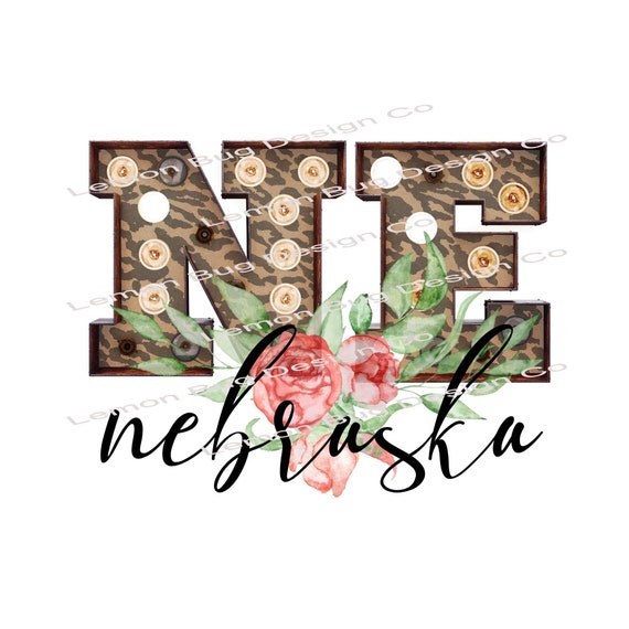 State Abbreviation Nebraska Sublimation File Digital Etsy State Abbreviation Nebraska Sublimation File Digital Etsy